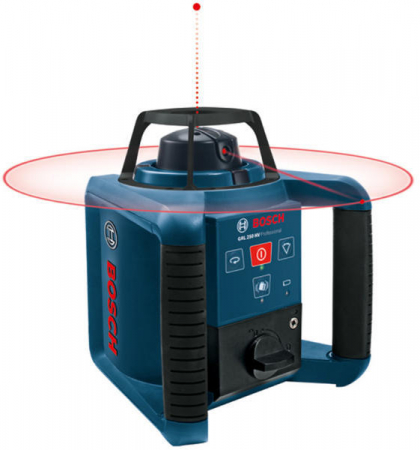 Nivele automate - Bosch GRL 250 HV Nivela rotativa, receptor 125m, precizie 0.1 mm/m