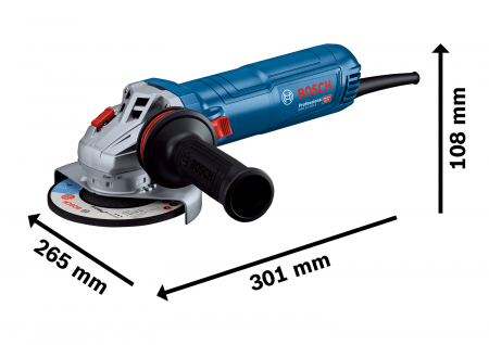 Bosch GWS 12-125S Polizor unghiular D125mm, M14, 1200W + maner suplimentar [2]