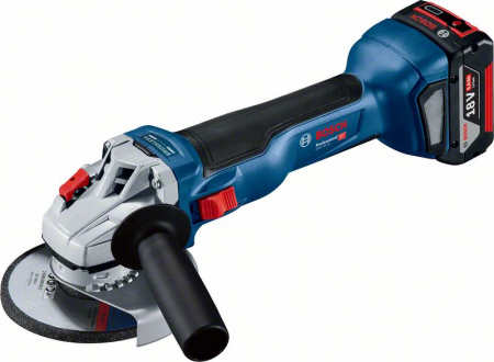 R E D U C E R I - Bosch GWS 18V-10 Polizor unghiular cu acumulator, 2x 5,0Ah + L-BOXX