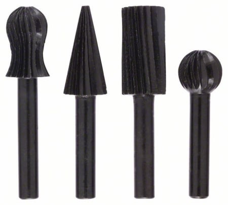 Accesorii si consumabile - Bosch Set 4 freze metal 13mm