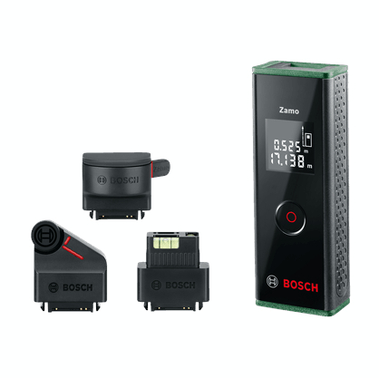 Tehnica masurare - Bosch Zamo III Telemetru cu display, 20 m, ±3 mm precizie, accesorii incluse