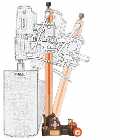 Utilaje pentru constructii - Cabel CAS 350, suport pentru CSN-14A-BA, reglaj unghi +/-60 grade