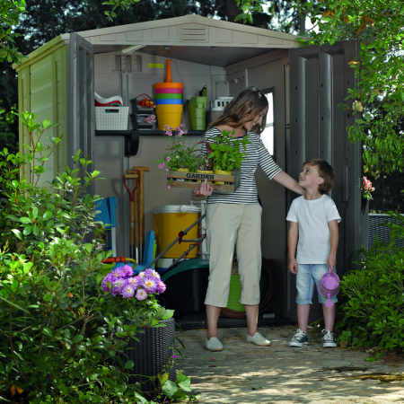 Casuta de gradina Factor 6x6 Indoor STD- Bej- taupe [3]