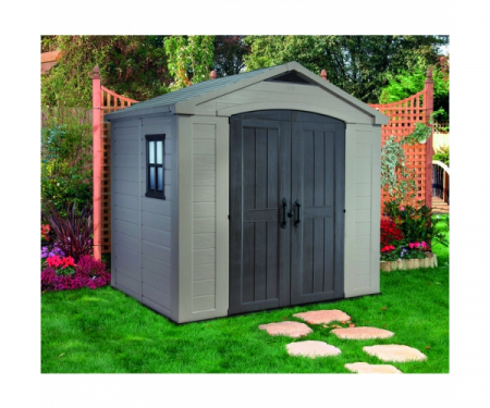 Casuta de gradina Factor 8x6 Indoor STD - BRW557- Bej- taupe [4]