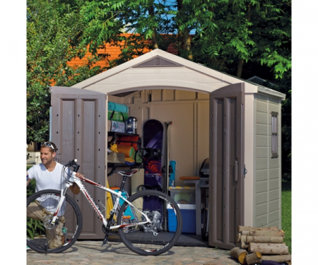Casuta de gradina Factor 8x6 Indoor STD - BRW557- Bej- taupe [6]