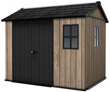 Casute gradina - Casuta De Gradina Keter, Apex 7,5 x 9 / 9 x 7,5, Ashwood (Frasin)
