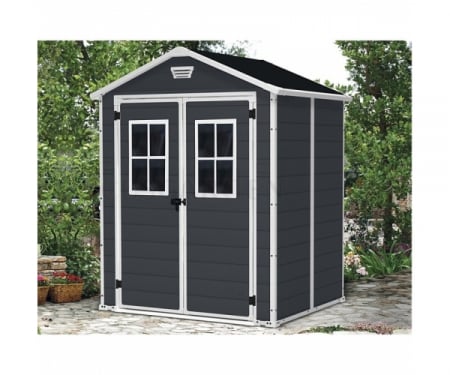 Casuta de gradina, Keter, Manor 6x5, antracit/alb [1]