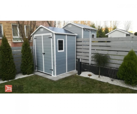 Casuta de gradina, Keter, Manor 6x5 gri/alb [4]
