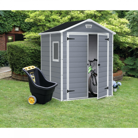 Casuta de gradina, Keter, Manor 6x5 gri/alb [1]