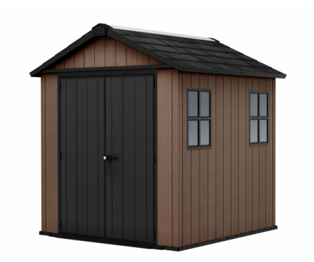 Solutii depozitare - Casuta de gradina, Keter, Newton Plus, 7 x 7.5 Maro