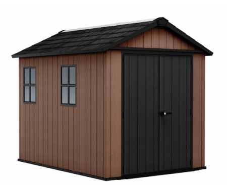 Casute gradina - Casuta de gradina, Keter, Newton Plus, 9 x 7.5, Maro