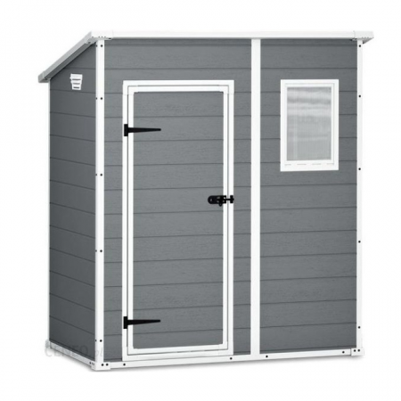 Casute gradina - Casuta de  gradina, Manor 6x4 pent, Keter, Gri-Alb