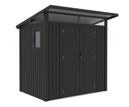 Casute gradina - Casuta de gradina metalica, Alexs A, Antracit / Lucios