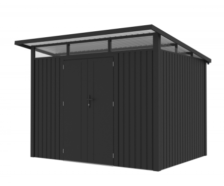 Casuta de gradina metalica, Alexs C, Antracit / Lucios [2]
