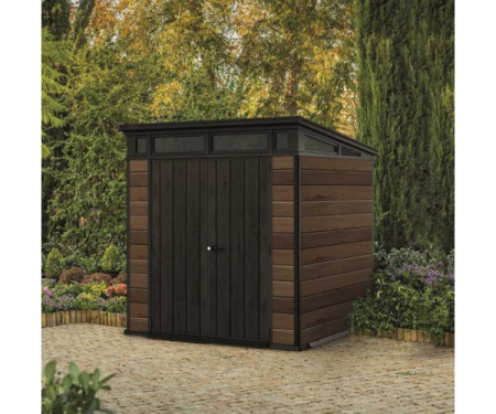 Casuta de gradina Penthouse 7 x 7 Keter, Signature, Venetian, Maro / Antracit [1]