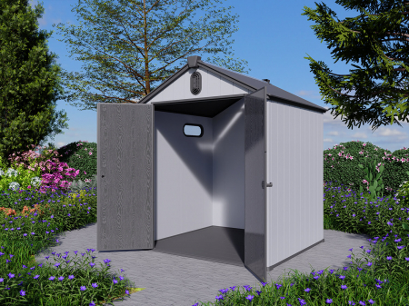 Casuta de gradina POLLEN, 6x6 Gri [6]