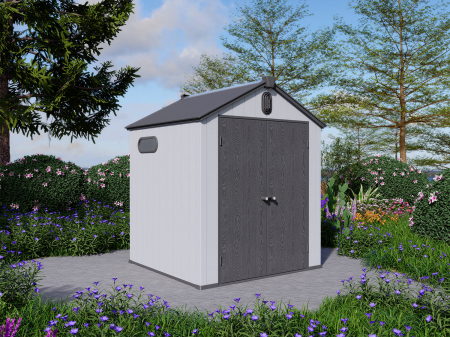 Casuta de gradina POLLEN, 6x6 Gri [3]