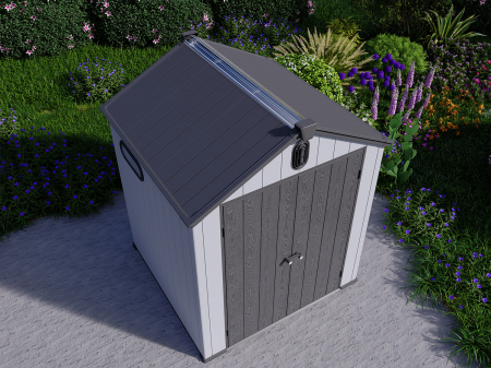 Casuta de gradina POLLEN, 6x6 Gri [5]