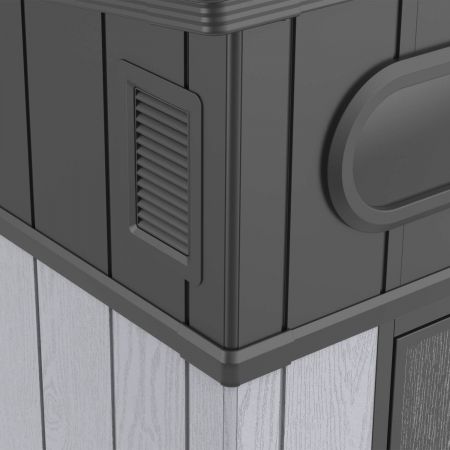 Casuta de gradina SIRIUS PENT, 6x6 Gri [6]