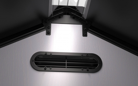 Casuta de gradina SUNNY, 4x4 Gri [7]