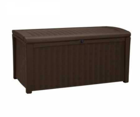 Cutii depozitare - Cutie de depozitare pentru gradina ,KETER Borneo 416 L Maro