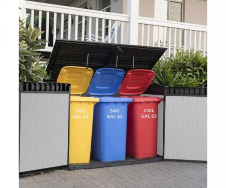 Dulap de gradina, Keter Premier Jumbo 2020 L, Gri [5]