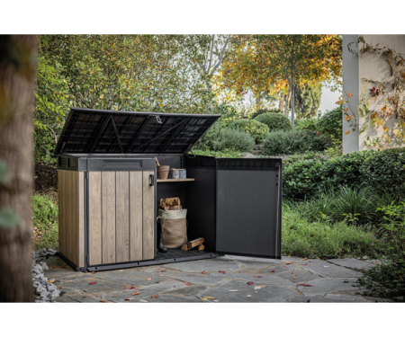 Dulap depozitare gradina, Keter, Signature 2020 L, Ashwood [4]