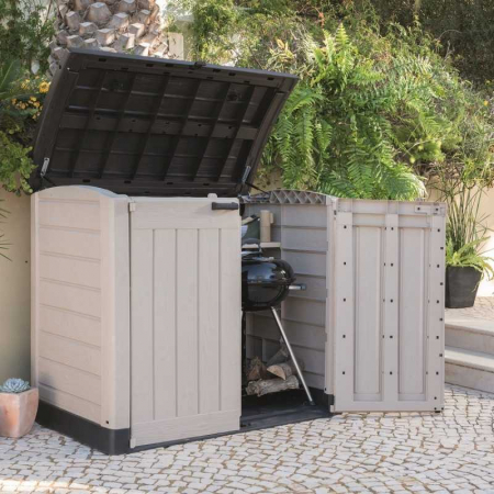 Dulap gradina STORE-IT-OUT  ARC Bej/ Maro 1200L [8]