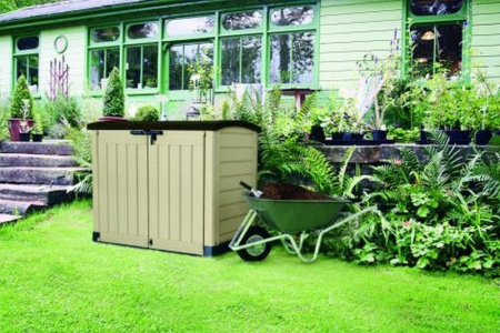 Dulap gradina STORE-IT-OUT  ARC Bej/ Maro 1200L [6]