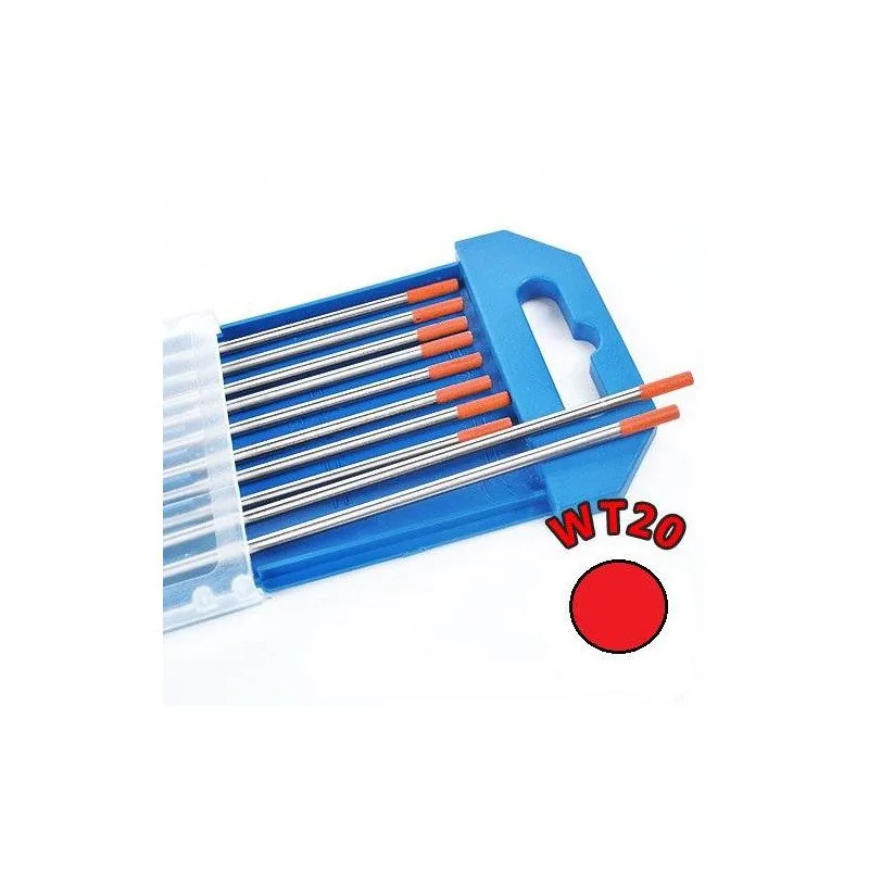 Baghete si Electrozi sudura TIG/WIG - Electrozi wolfram WT20 (rosu) d=3.2 mm