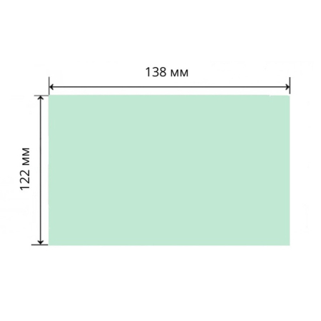 Geam plastic protectie exterioara 138x122mm [1]
