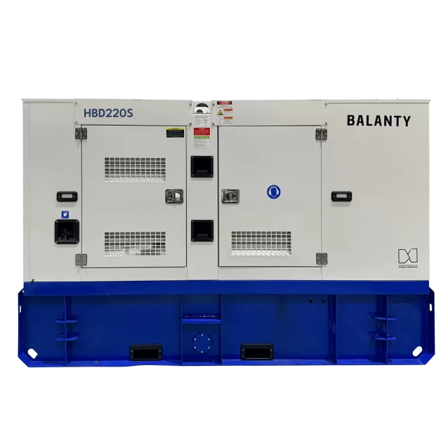 Generatoare electrice - Generator de curent trifazat cu motor diesel Balanty by Hyundai HBD220S, 176 kW
