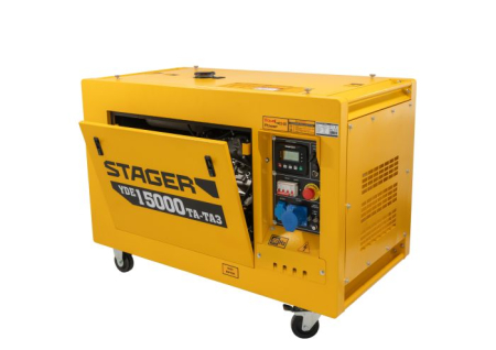 Generator profesional Stager YDE15000TA-TA3, diesel, 11.5 kW, DualPower 230-400V, insonorizat, pornire electrica [3]
