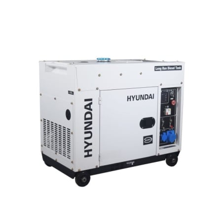 Generatoare Insonorizate - HYUNDAI DHY-8600SE-LRS Generator de curent monofazat cu motor diesel , 6KW, pornire electrica