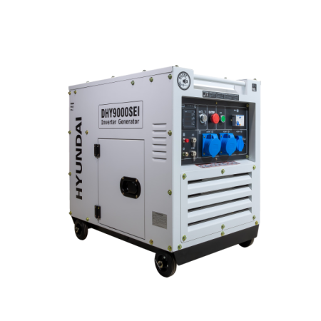Hyundai DHY-9000SEi Generator de curent inverter monofazat cu motor diesel, 6.5 KW, pornire electrica [1]