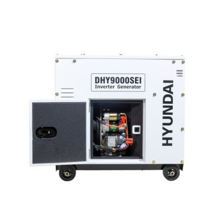 Hyundai DHY-9000SEi Generator de curent inverter monofazat cu motor diesel, 6.5 KW, pornire electrica [4]