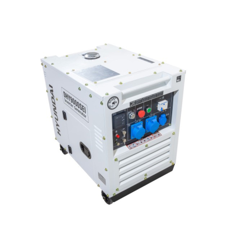 Hyundai DHY-9000SEi Generator de curent inverter monofazat cu motor diesel, 6.5 KW, pornire electrica [2]