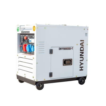 Hyundai DHY9000SEi-T Generator de curent inverter trifazat cu motor diesel, 6.5 KW, pornire electrica [1]