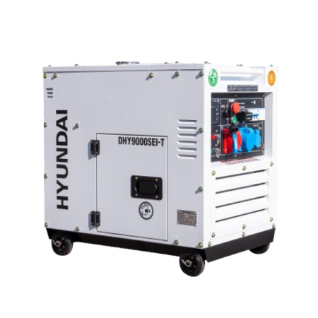 Hyundai DHY9000SEi-T Generator de curent inverter trifazat cu motor diesel, 6.5 KW, pornire electrica [3]