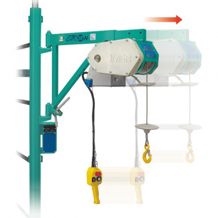 Palane si vinciuri - IMER ETR 200 N, sarcina maxima 200 kg, inaltime maxima 30 m, motor 230V, 0.75 kW