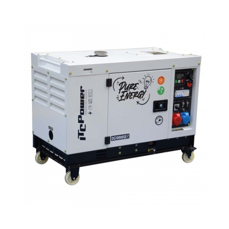 ITC Power DG10000SE-T Generator insonorizat Full Power, 7.6 kW, 230/400V, AVR, Diesel, pornire electrica [2]