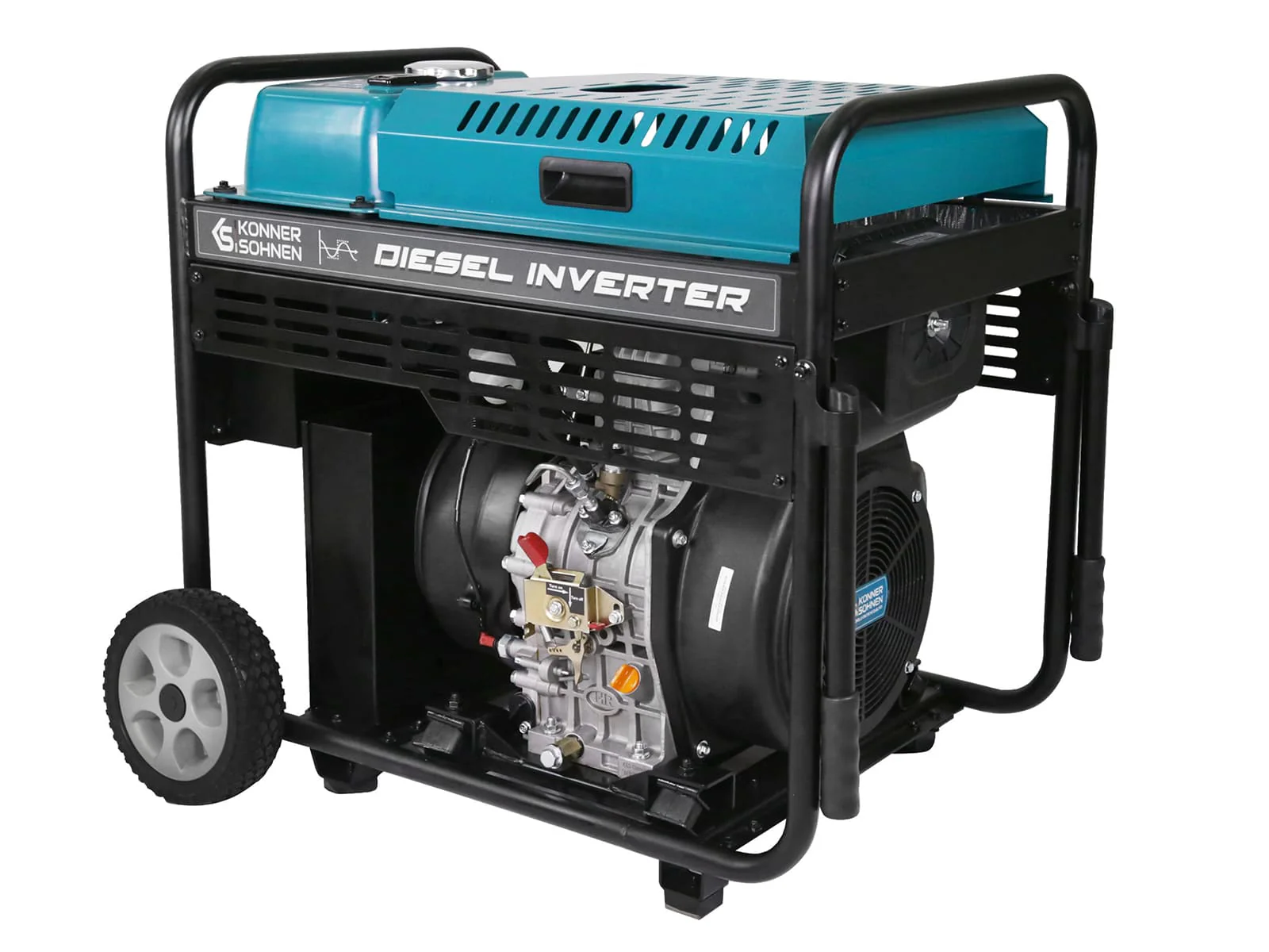 Konner & Sohnen KS 9500iDЕ ATSR Generator digital invertor 10.0kW, 230V, Diesel, pornire electrica [3]