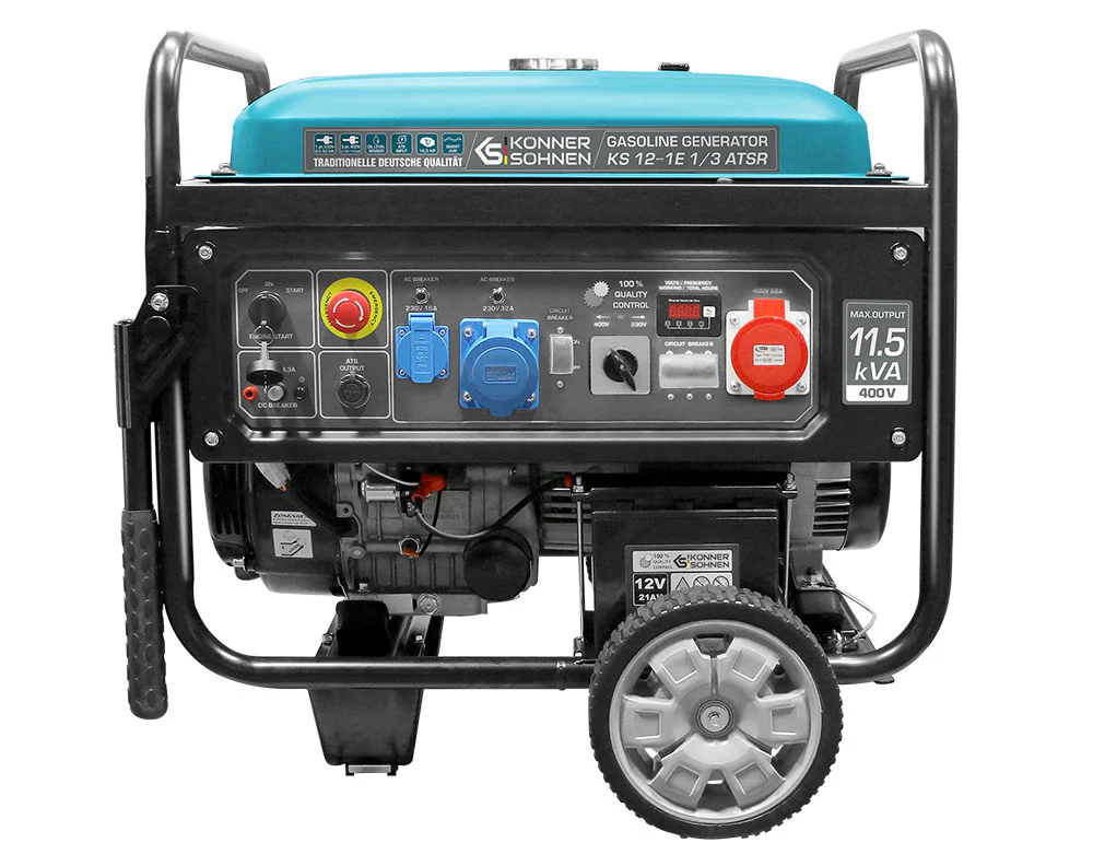 Generatoare Uz general - Konner & Sohnen KS 12-1E 1/3 ATSR Generator de curent 8.2 kW, 230/400V, benzina, pornire electrica