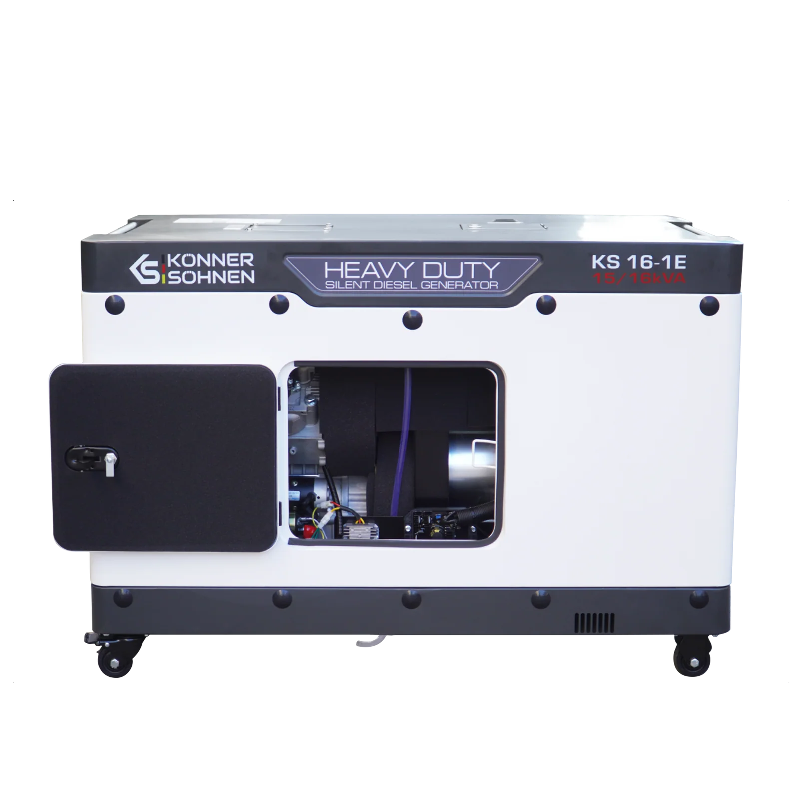 Konner & Sohnen KS 16-1E Generator insonorizat, 16.0 kW, 230V, Diesel, pornire electrica [6]