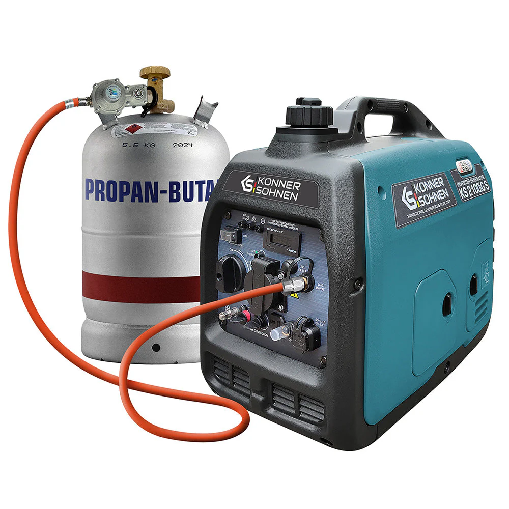 Konner & Sohnen KS 2100iG S Generator digital invertor 2.0kW, monofazat, GPL/benzina [0]