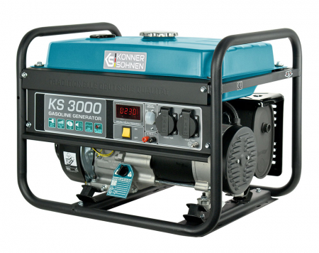 Konner & Sohnen KS 3000 Generator de curent 3.0 kW, 230V, AVR, benzina, pornire manuala [1]