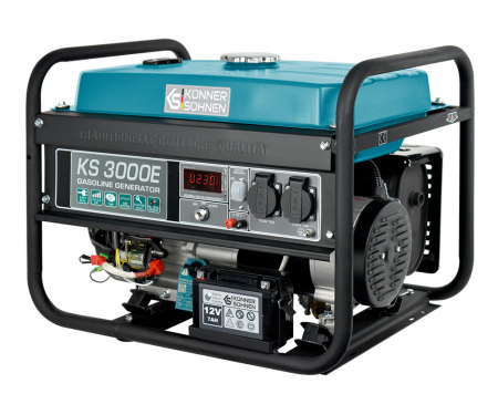 Konner & Sohnen KS 3000E Generator de curent 3.0 kW, 230V, AVR, benzina, pornire electrica [2]