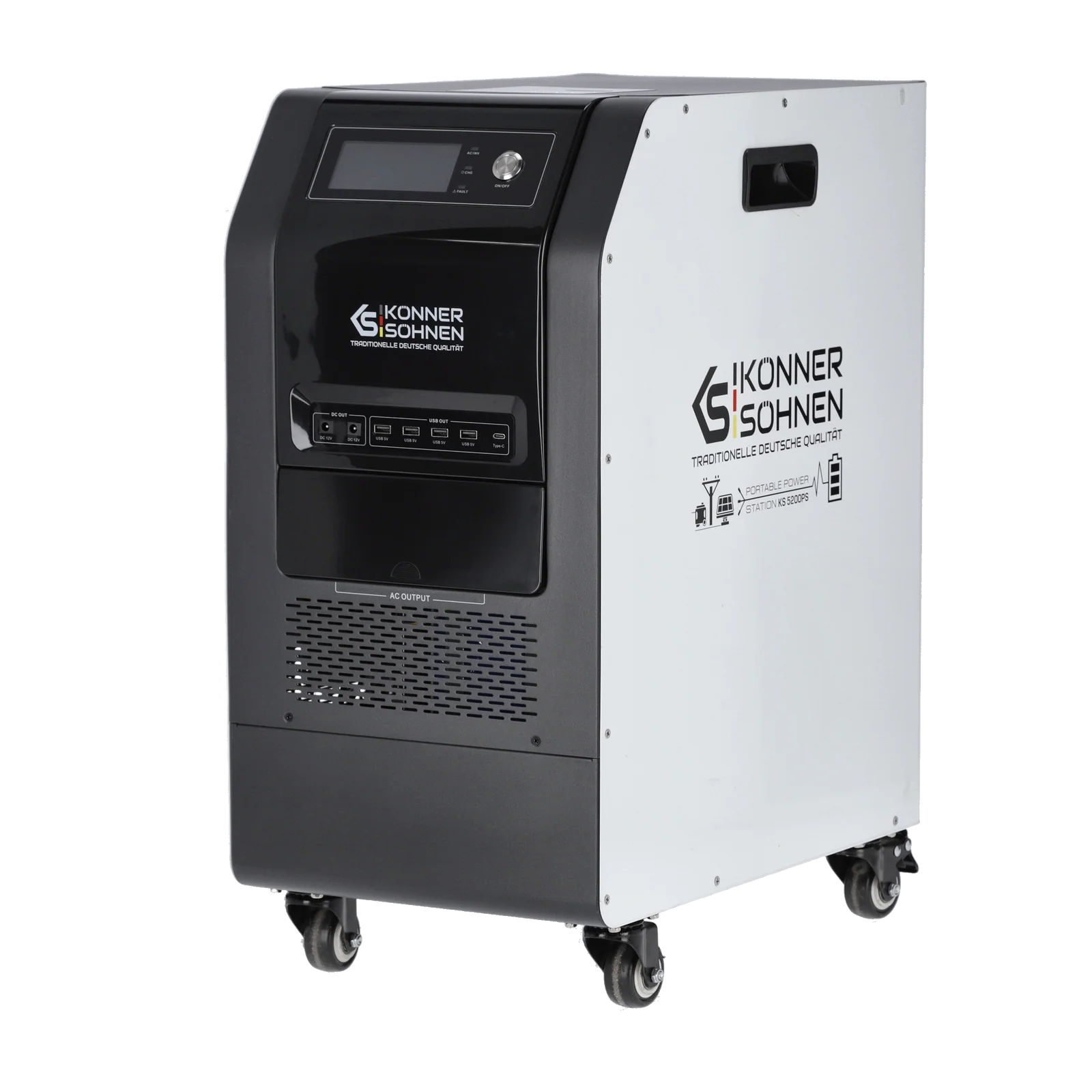 Statii de alimentare portabile - Konner & Sohnen KS 5200PS Stație de încărcare portabilă 3-în-1