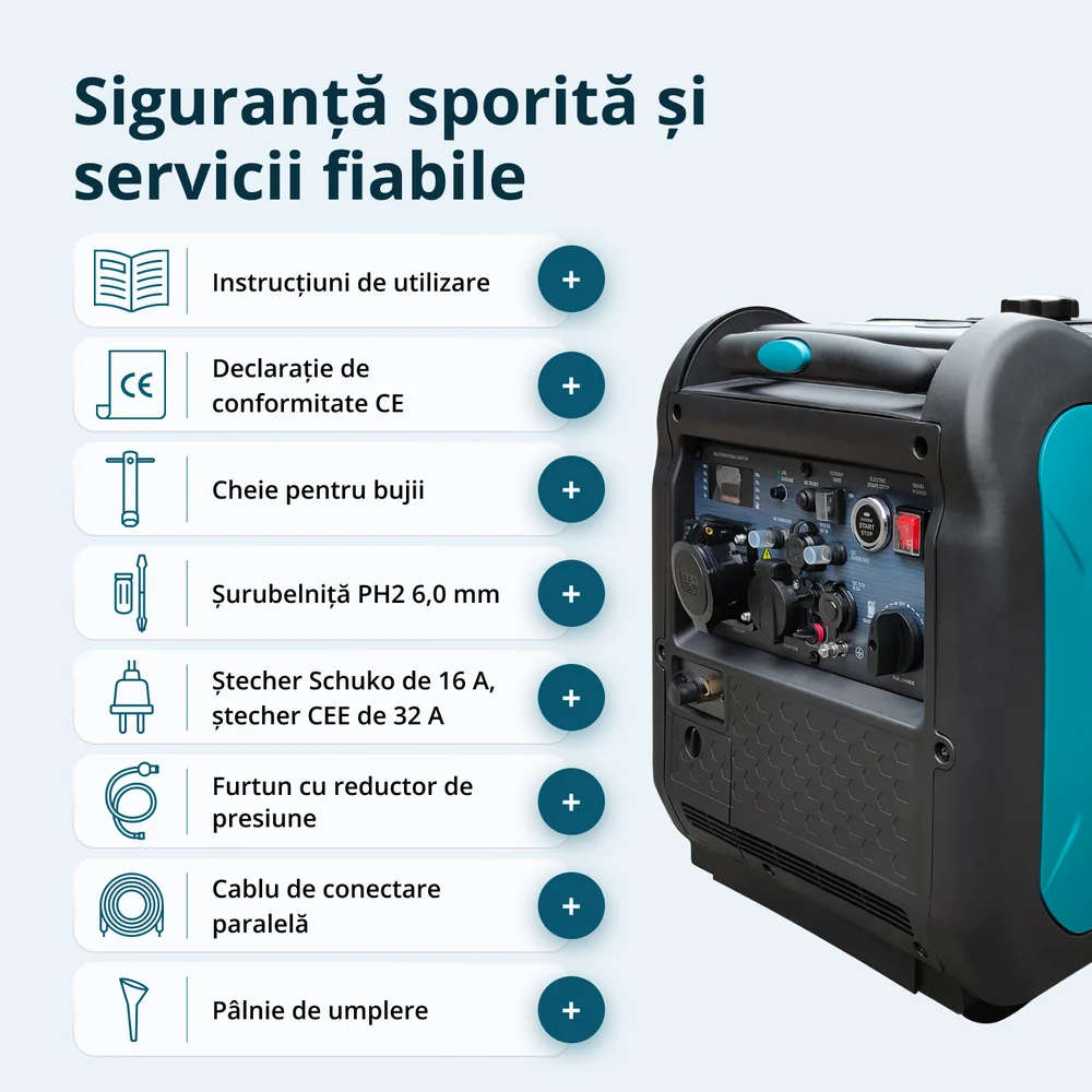 Konner & Sohnen KS 5500iEG S Generator digital invertor 5.5kW, monofazat, GPL/benzina [13]