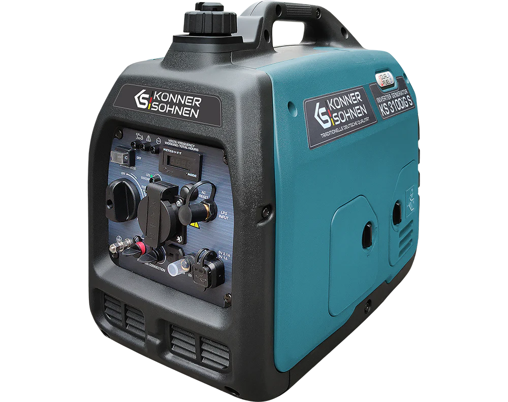 Generatoare Digitale - Konner & Sohnen KS 3100iG S Generator digital invertor 3.1kW, monofazat, GPL/benzina
